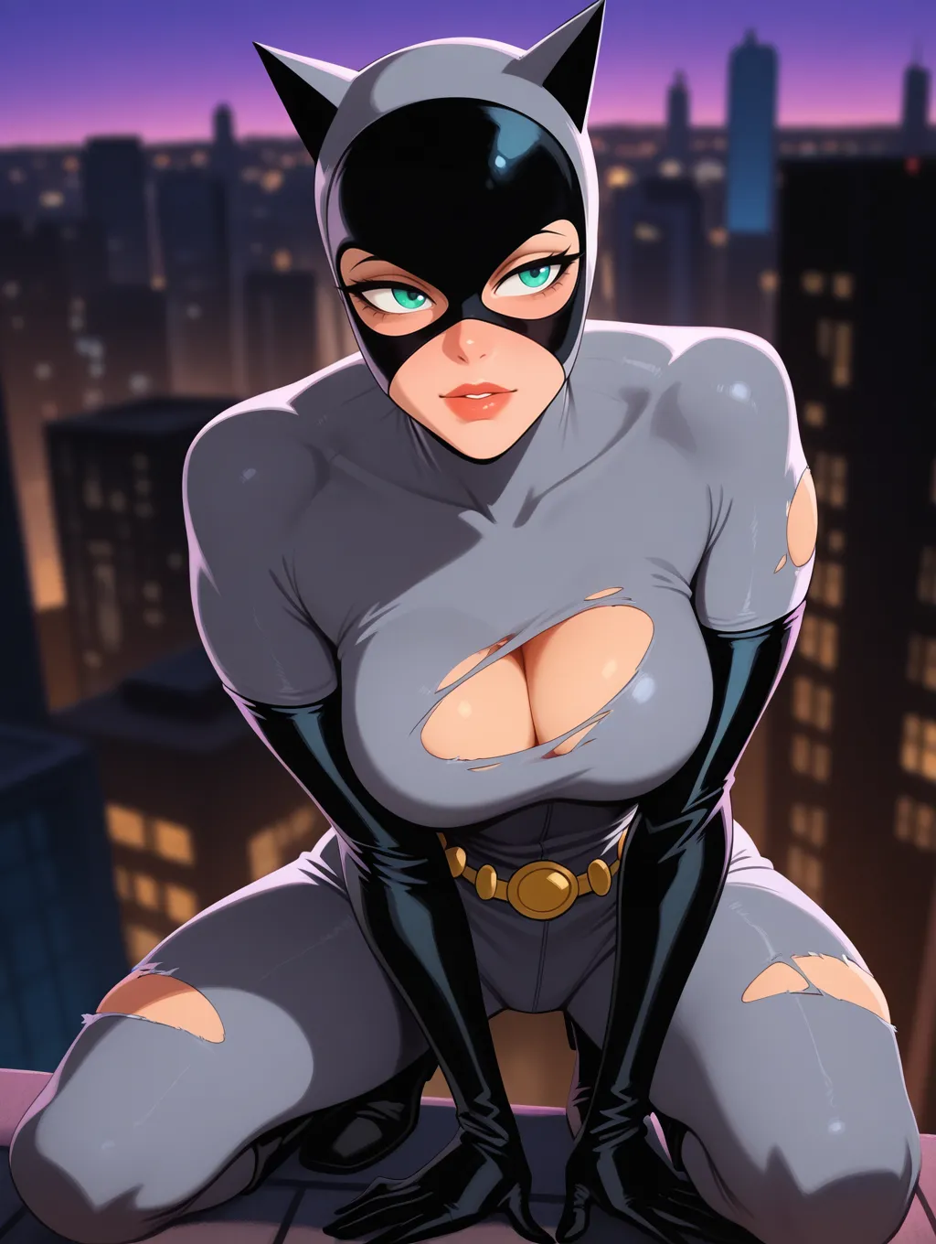Catwoman | Batman: The Animated Series 😻 waifuinvoker ai generated - page5