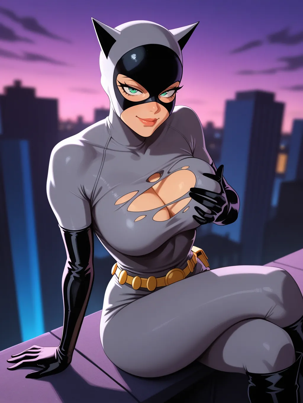 Catwoman | Batman: The Animated Series 😻 waifuinvoker ai generated - page6