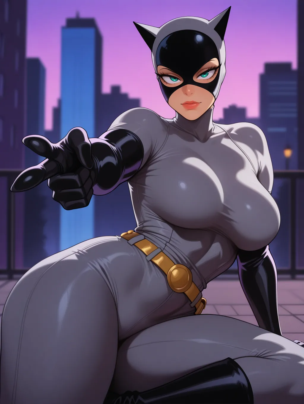 Catwoman | Batman: The Animated Series 😻 waifuinvoker ai generated - page8