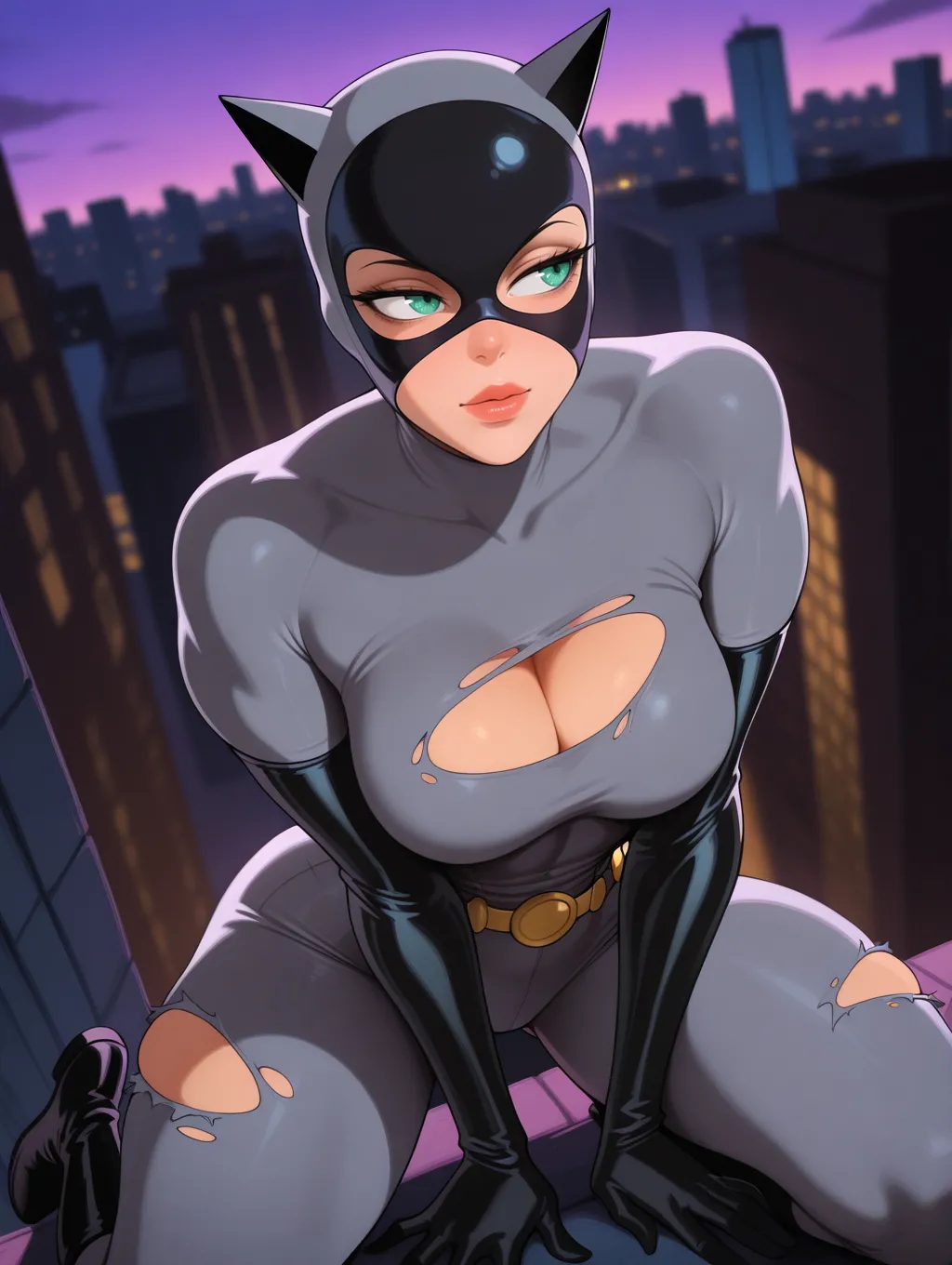 Catwoman | Batman: The Animated Series 😻 waifuinvoker ai generated - page9