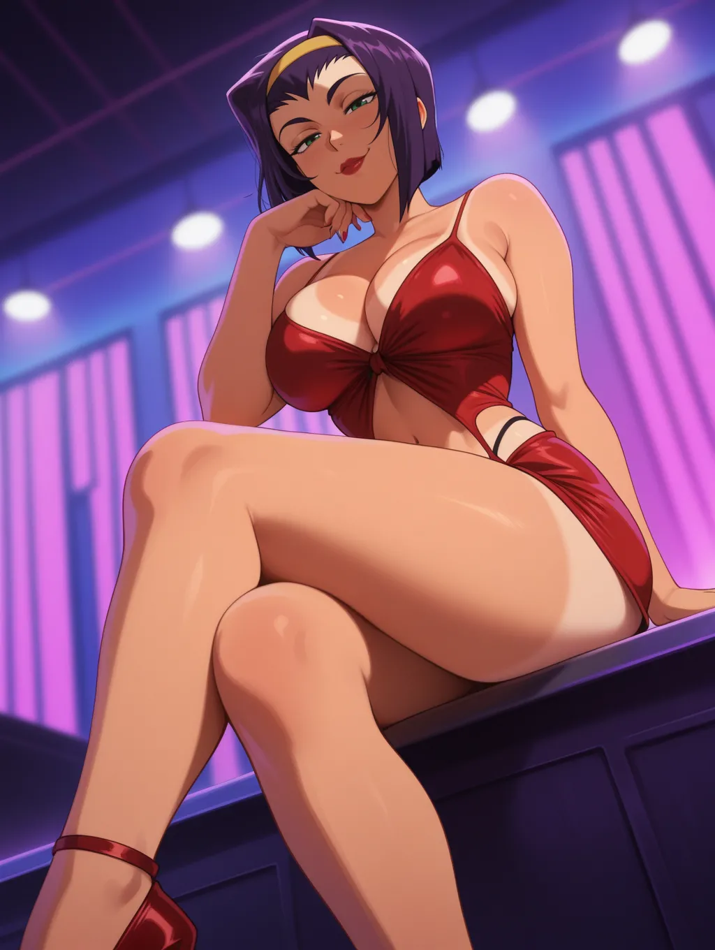 Faye Valentine | Cowboy Bebop 🍸🪩 waifuinvoker ai generated - page13