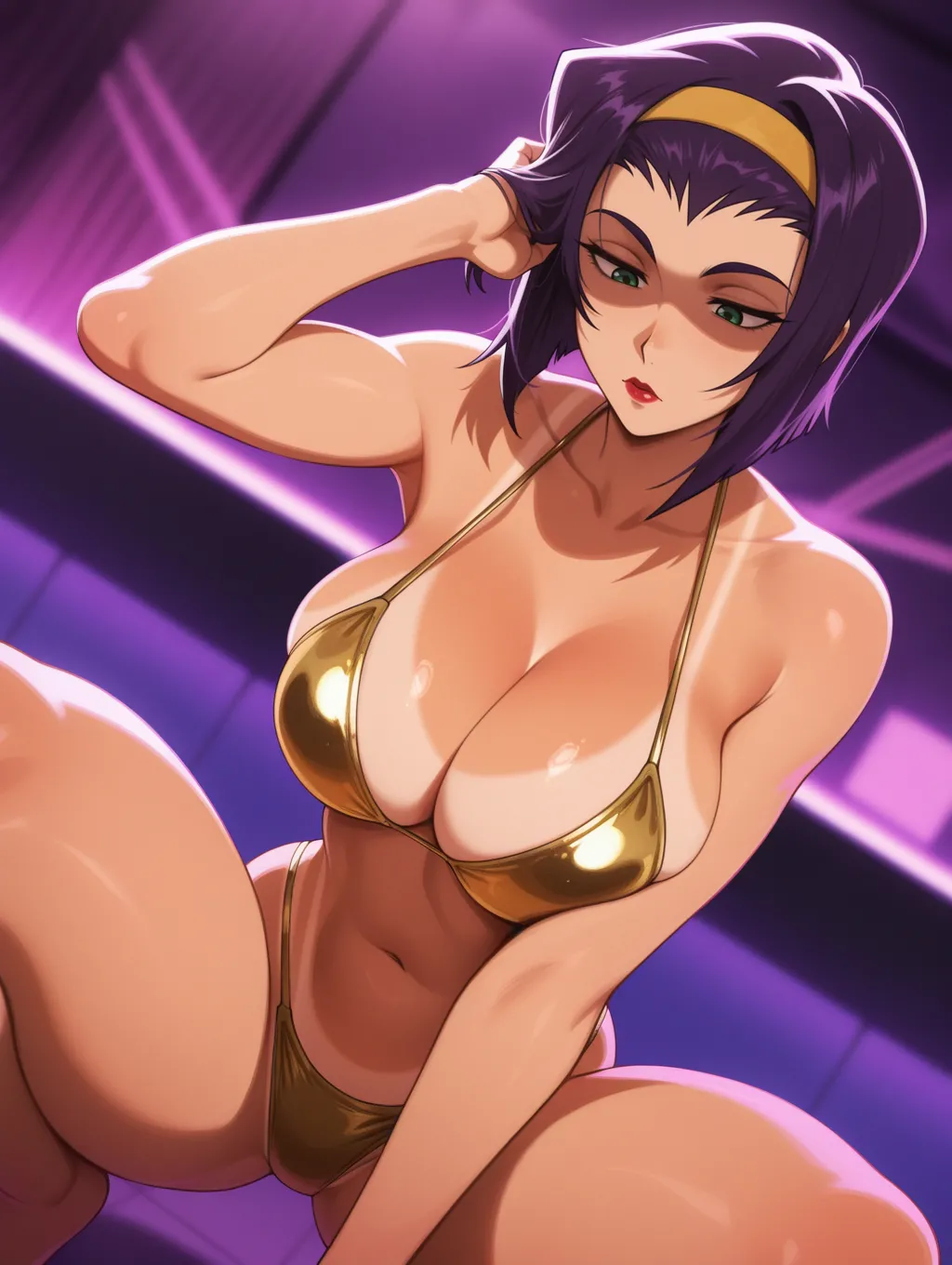 Faye Valentine | Cowboy Bebop 🍸🪩 waifuinvoker ai generated - page14