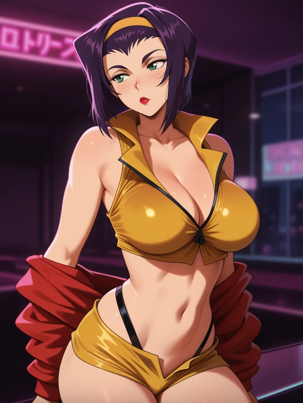 Faye Valentine | Cowboy Bebop 🍸🪩 waifuinvoker ai generated - page3