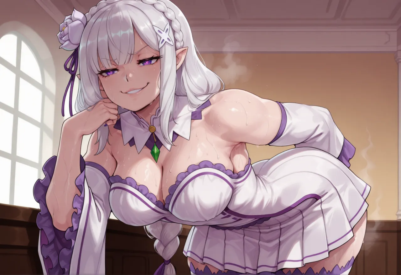 EMILIA - RE:ZERO - 110+ IMAGES kranken ai generated - page4