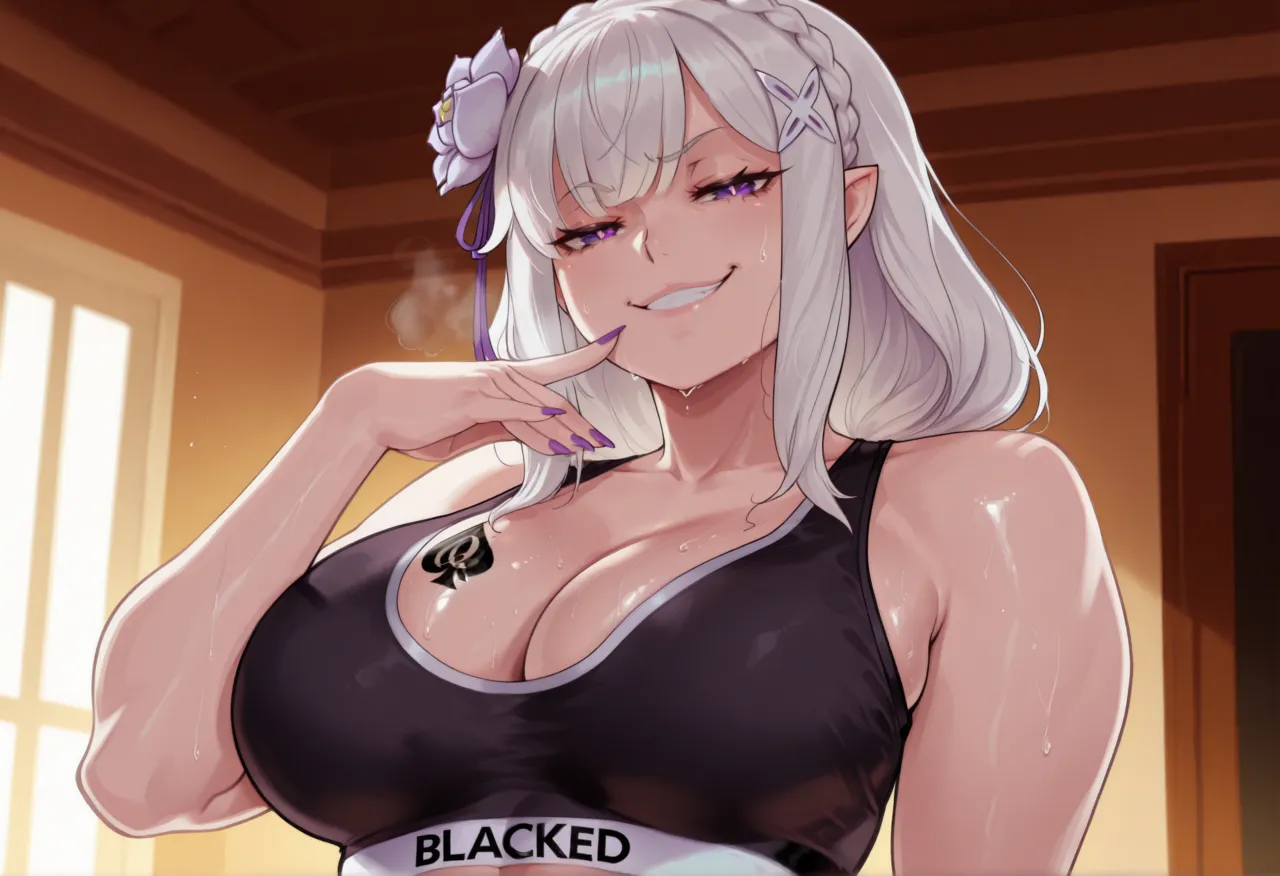 EMILIA - RE:ZERO - 110+ IMAGES kranken ai generated - page9