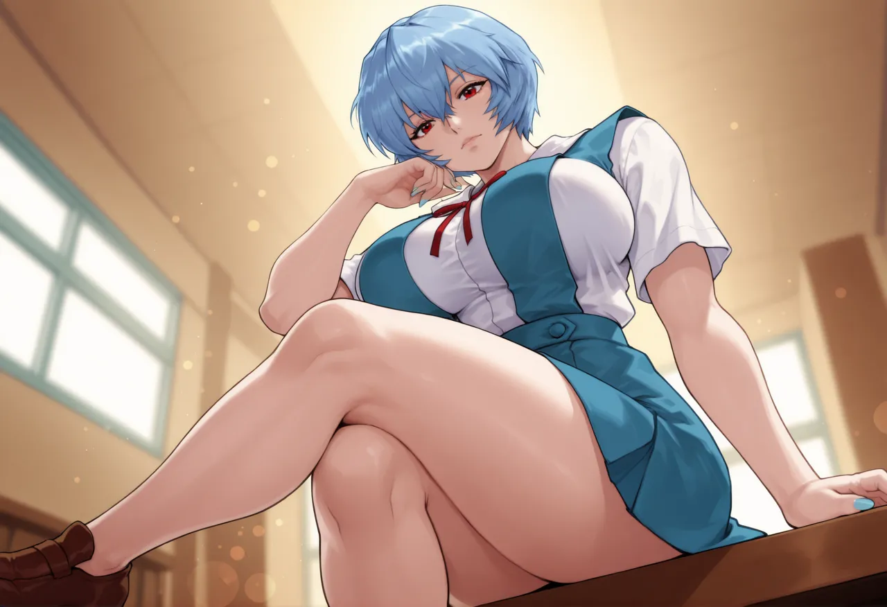 REI AYANAMI - EVANGELION - 140+ IMAGES kranken ai generated - page21