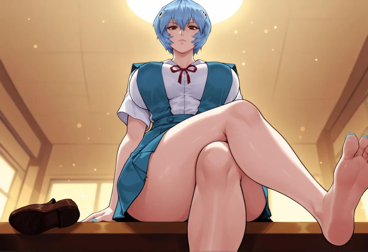 REI AYANAMI - EVANGELION - 140+ IMAGES kranken ai generated - page27