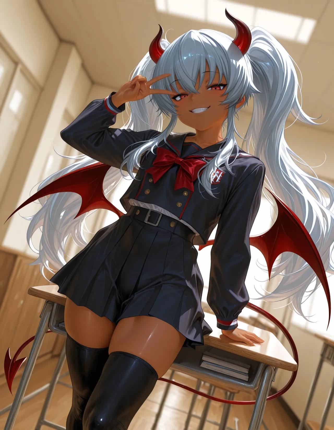 褐色#182 グリムアロエ grim aloe nsfw 褐色生活_DSL ai generated - page14