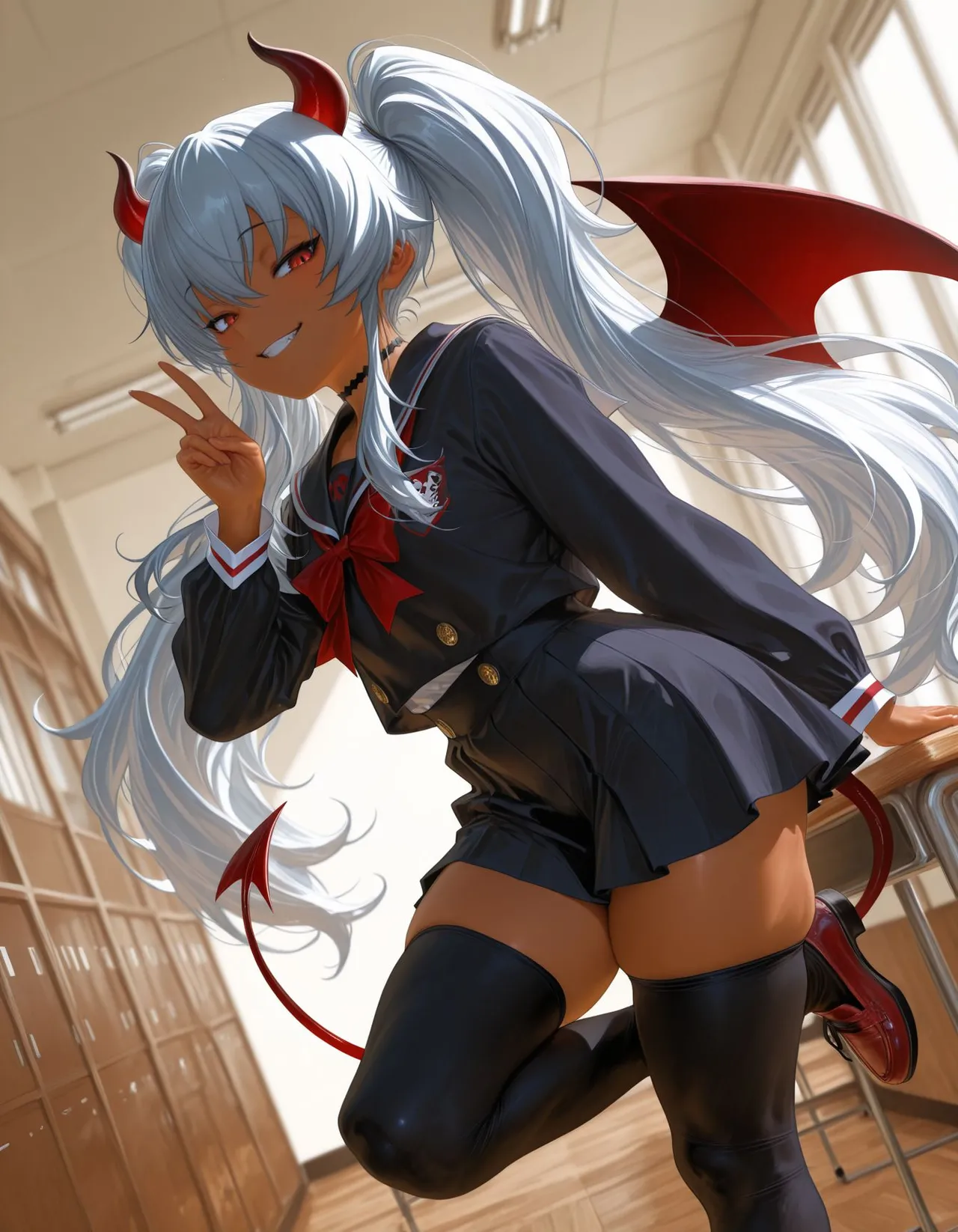 褐色#182 グリムアロエ grim aloe nsfw 褐色生活_DSL ai generated - page17