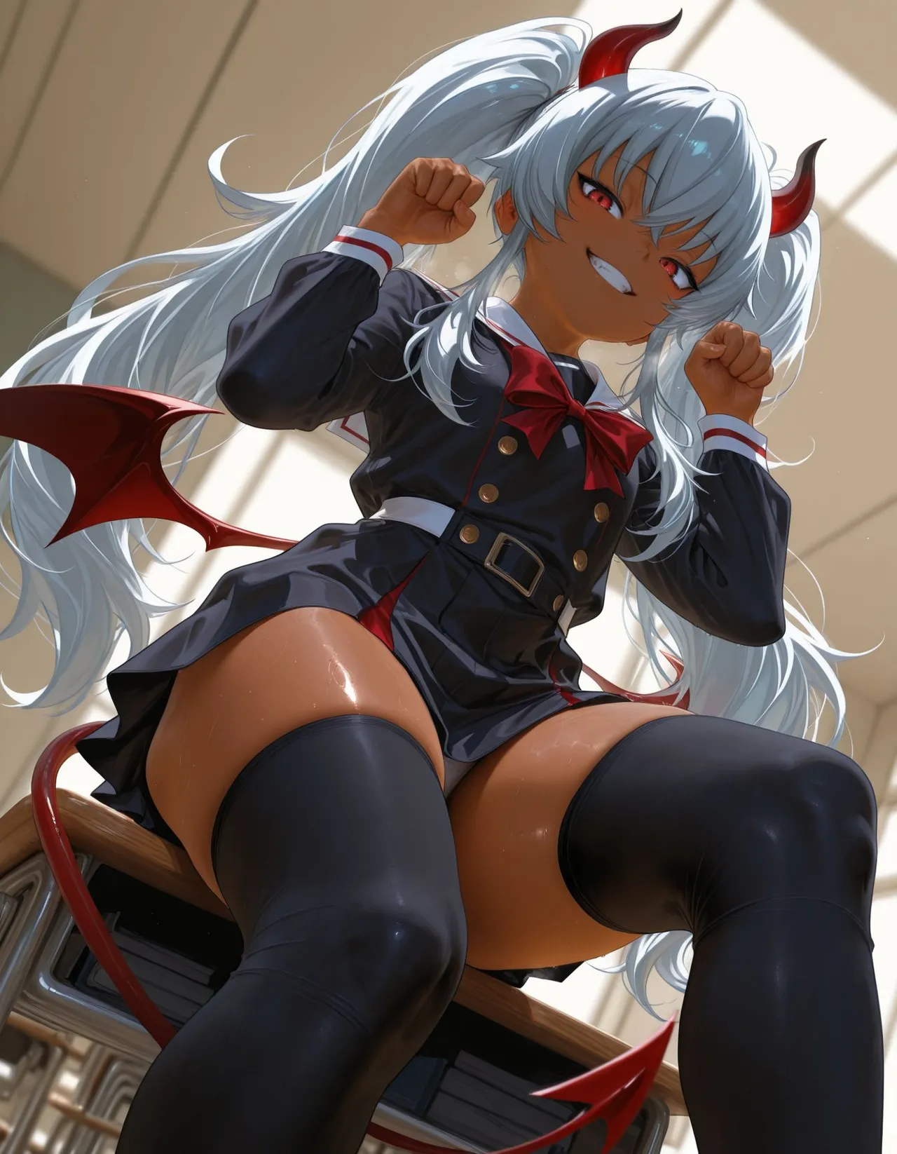 褐色#182 グリムアロエ grim aloe nsfw 褐色生活_DSL ai generated - page19