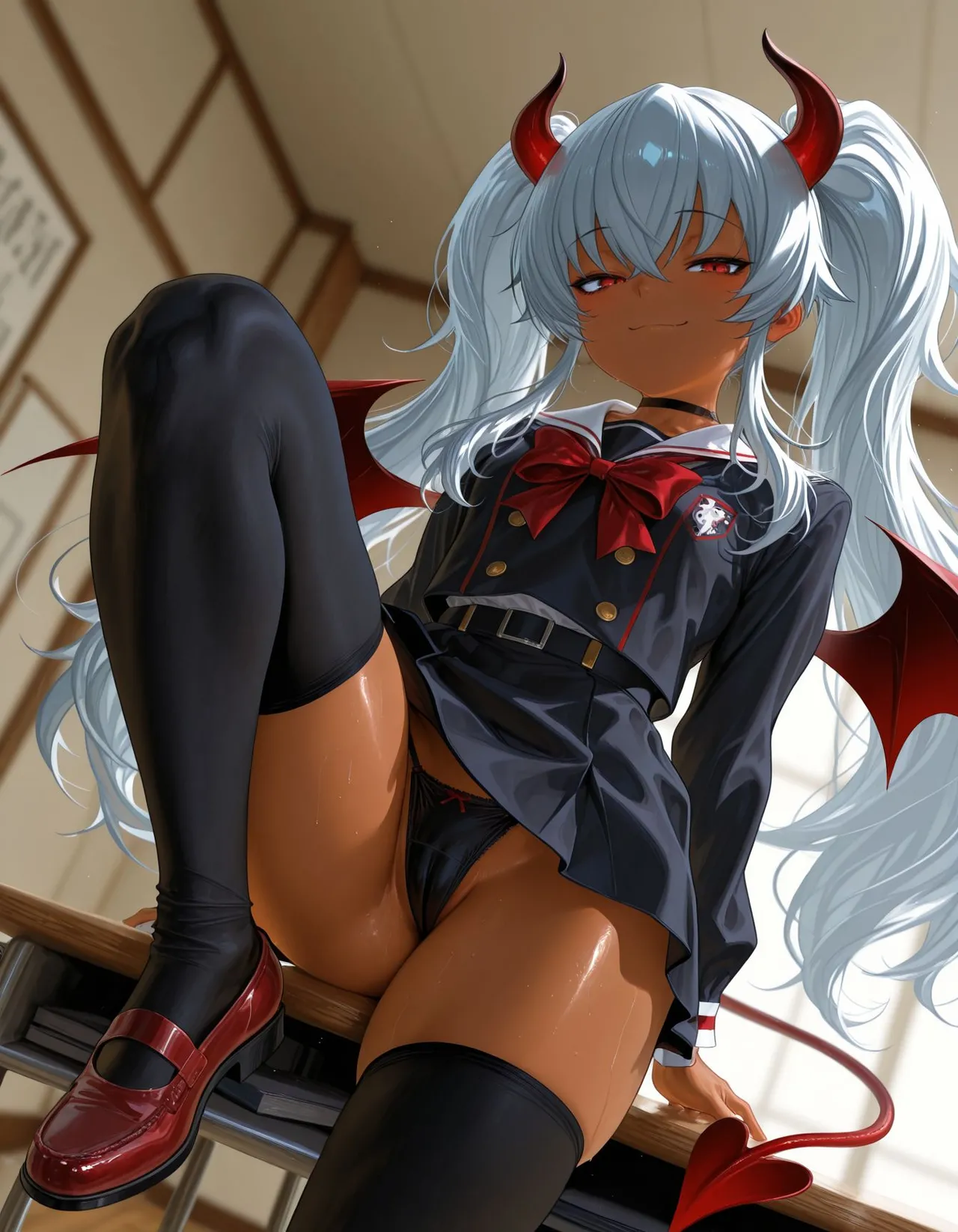 褐色#182 グリムアロエ grim aloe nsfw 褐色生活_DSL ai generated - page23