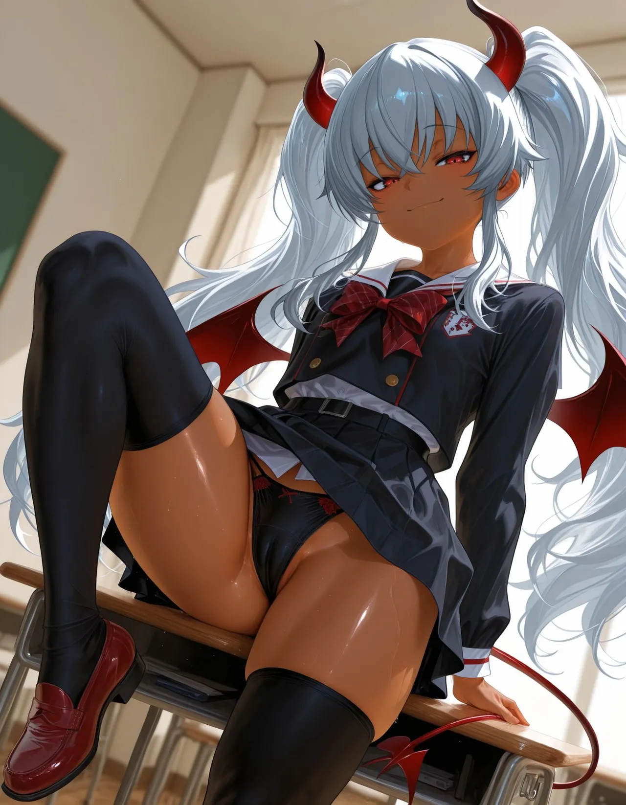 褐色#182 グリムアロエ grim aloe nsfw 褐色生活_DSL ai generated - page25