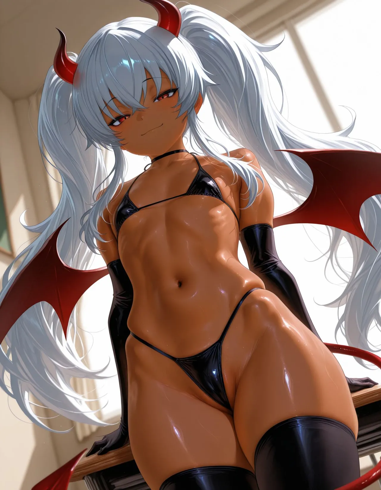 褐色#182 グリムアロエ grim aloe nsfw 褐色生活_DSL ai generated - page30