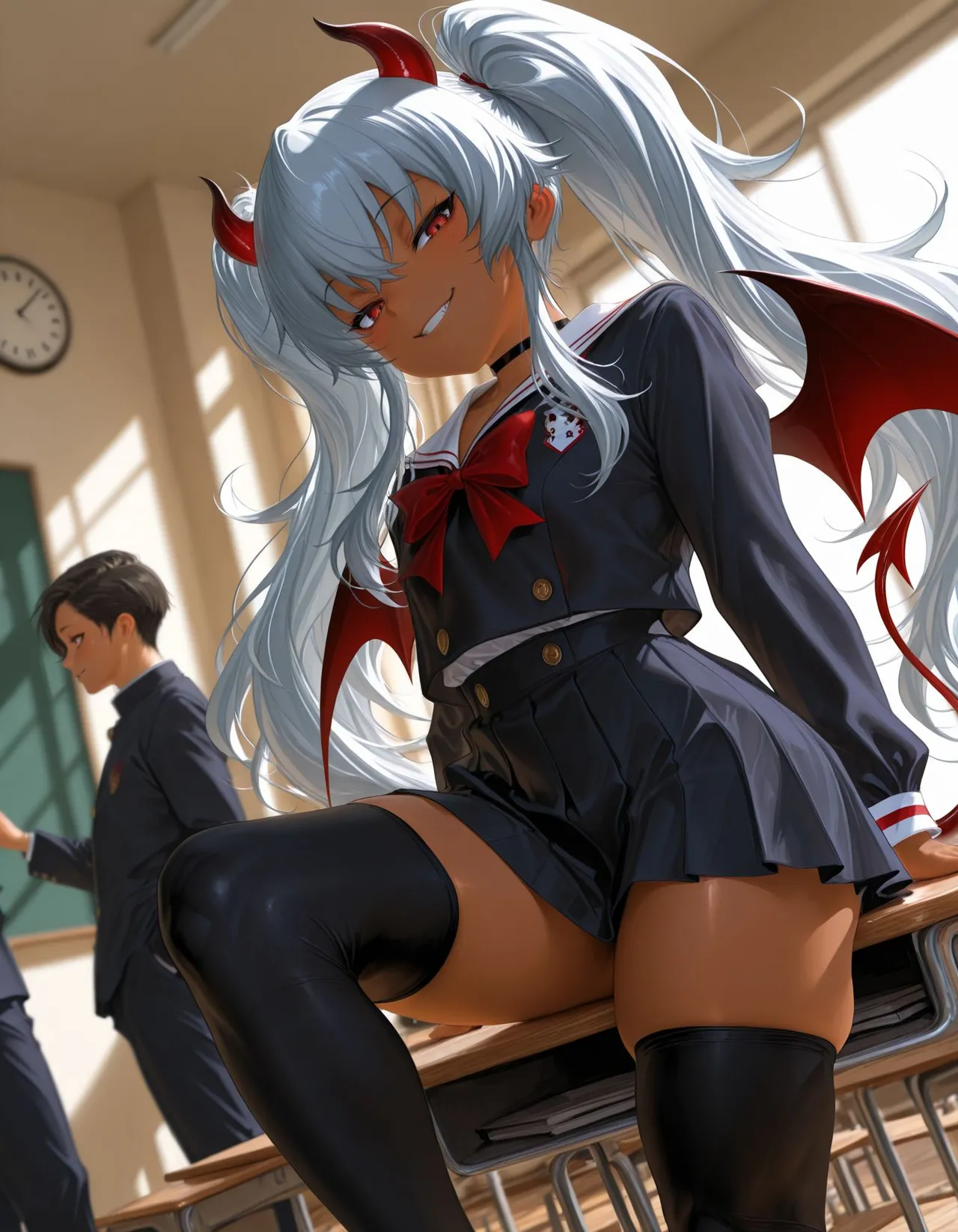 褐色#182 グリムアロエ grim aloe nsfw 褐色生活_DSL ai generated - page6