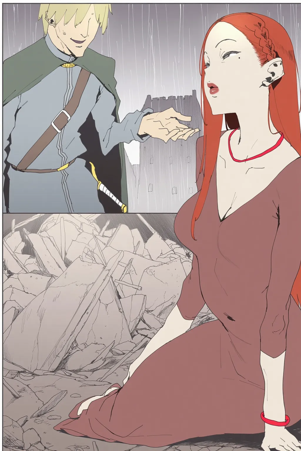 Ame no Naka no Hiru towa... [AI Generated] - page3