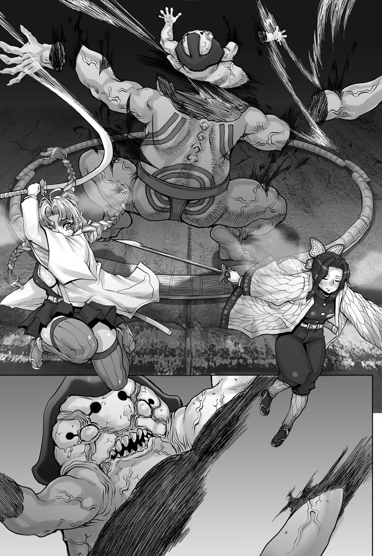 全裸にまわしですもうをとらないとでられない部屋 ～鬼ヲ継グ桃～ - page45