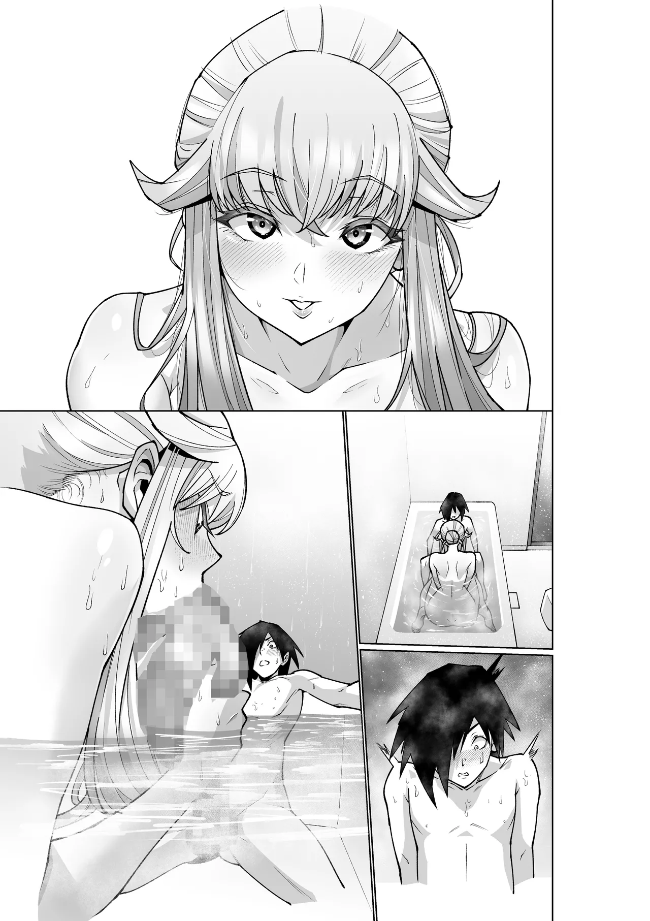 クーデレ金髪人妻全裸家政婦さんが病んだ僕に優しくしてくれたお話。02 - page105