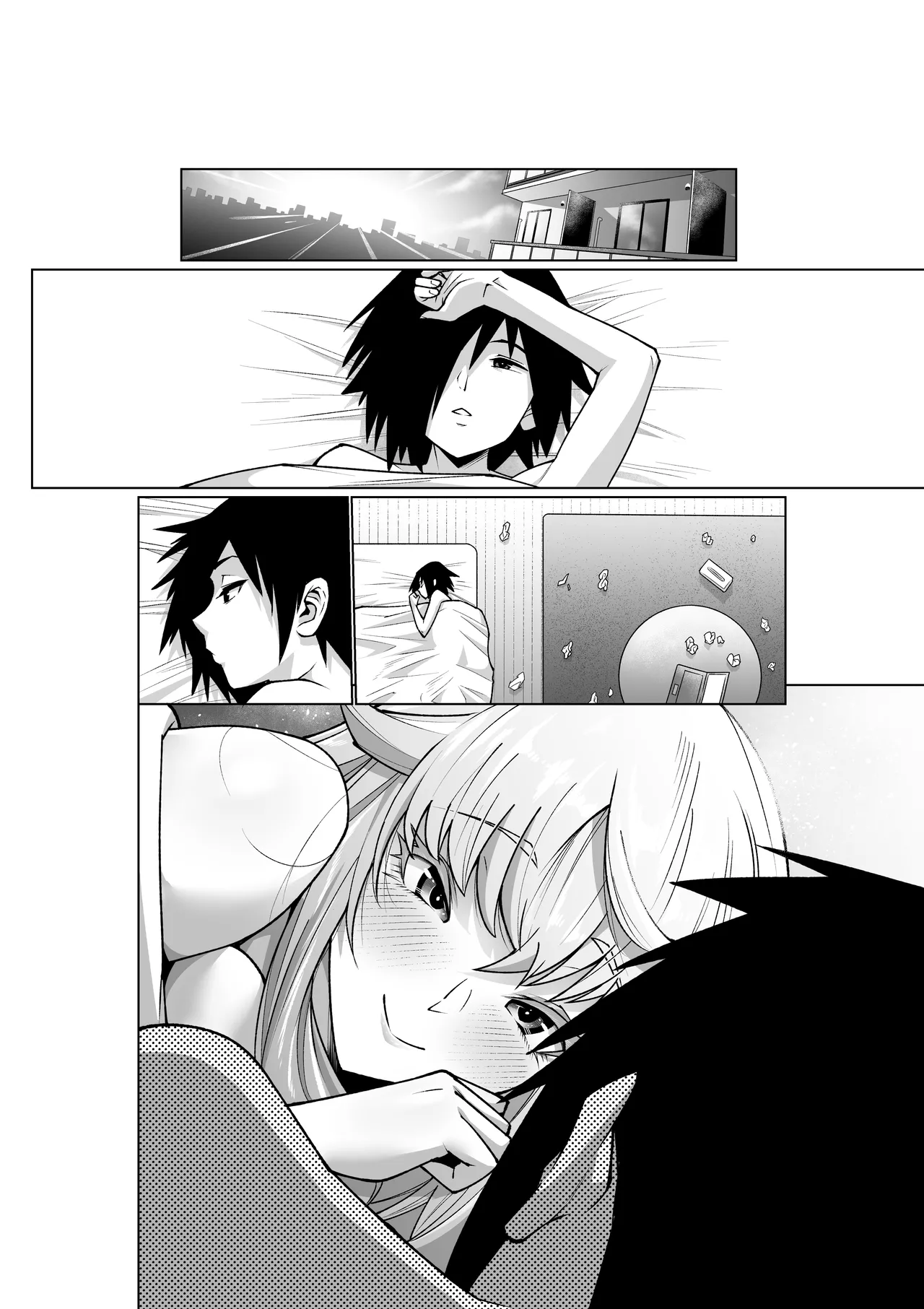 クーデレ金髪人妻全裸家政婦さんが病んだ僕に優しくしてくれたお話。02 - page128