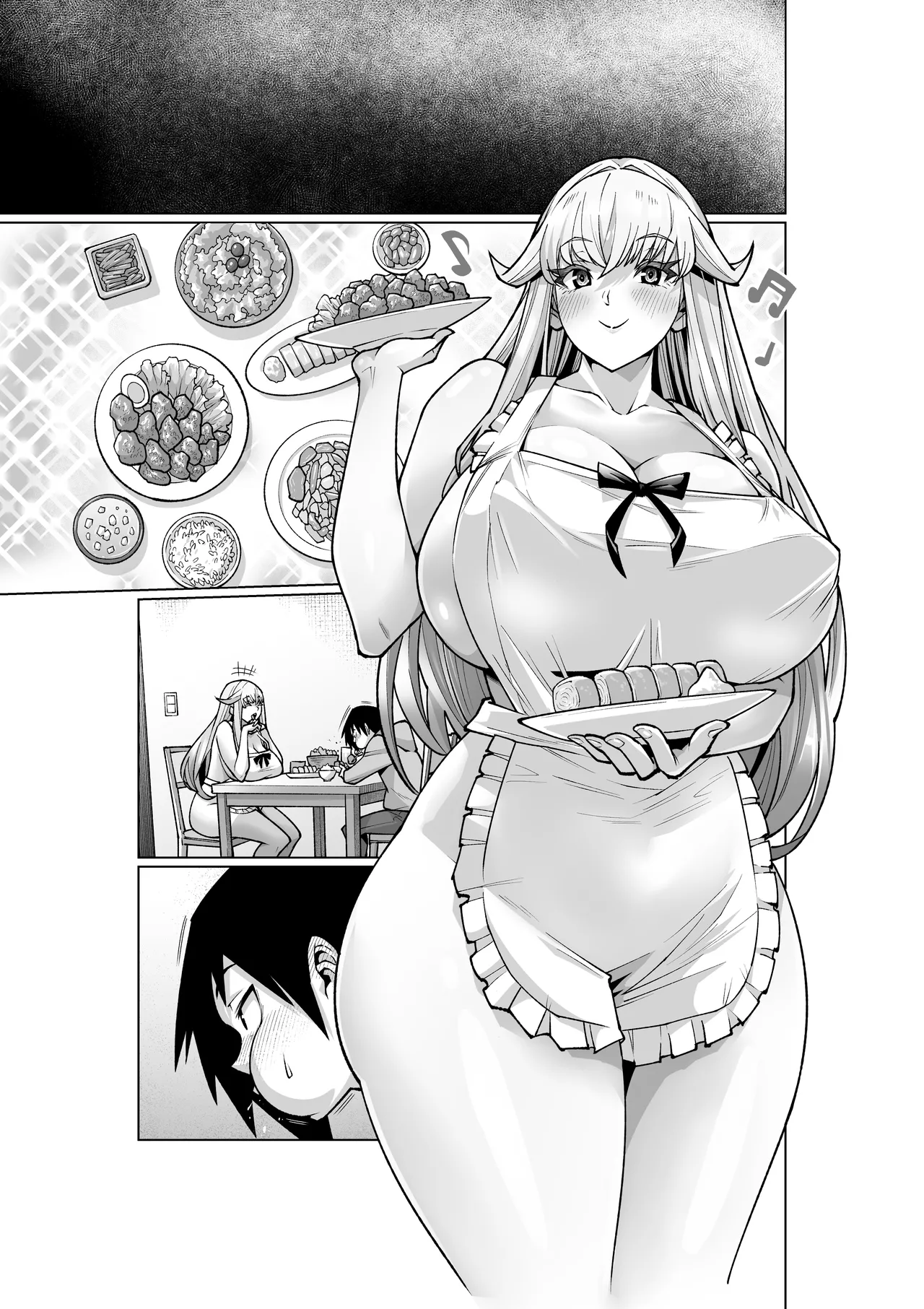 クーデレ金髪人妻全裸家政婦さんが病んだ僕に優しくしてくれたお話。02 - page91