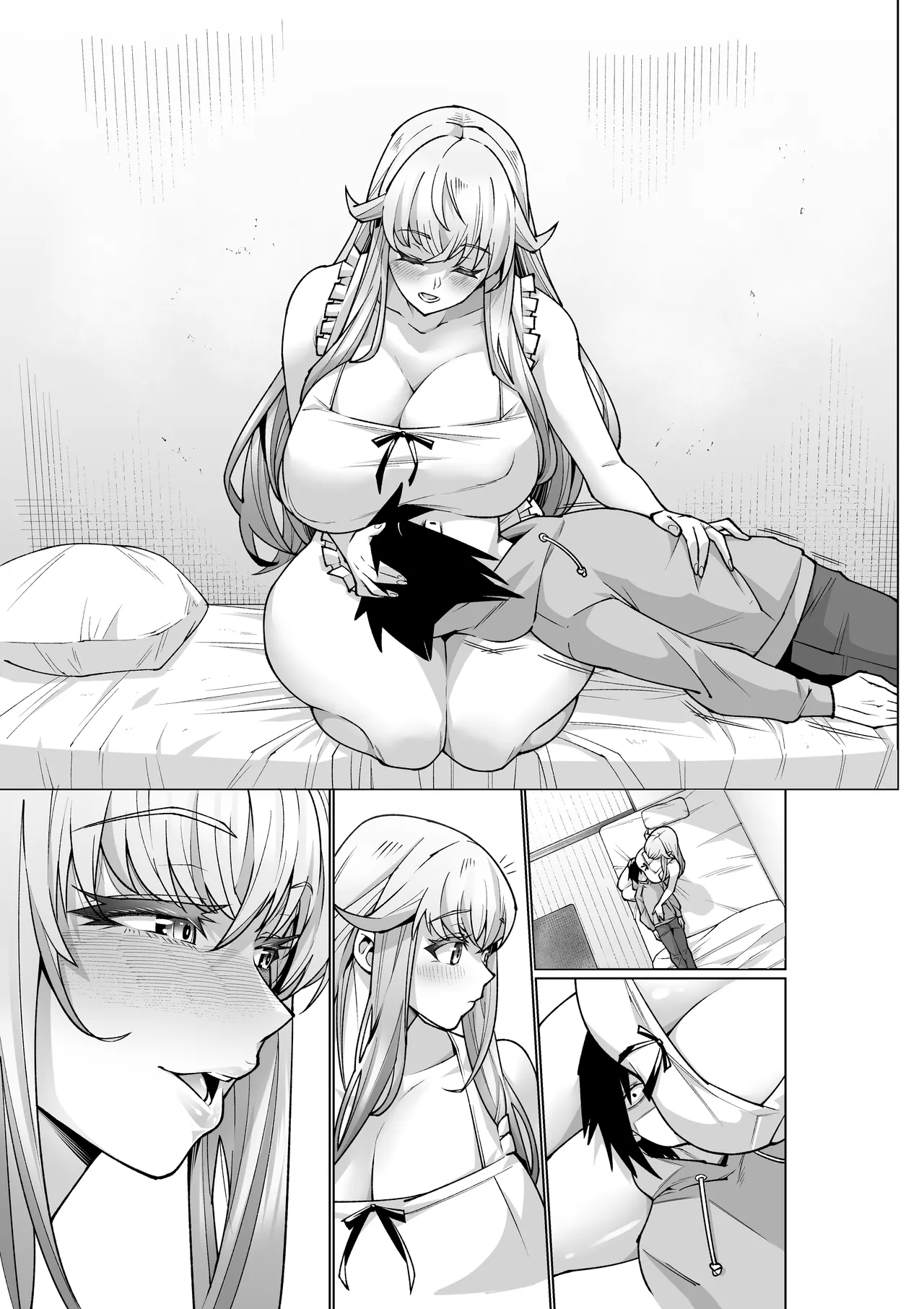 クーデレ金髪人妻全裸家政婦さんが病んだ僕に優しくしてくれたお話。02 - page93