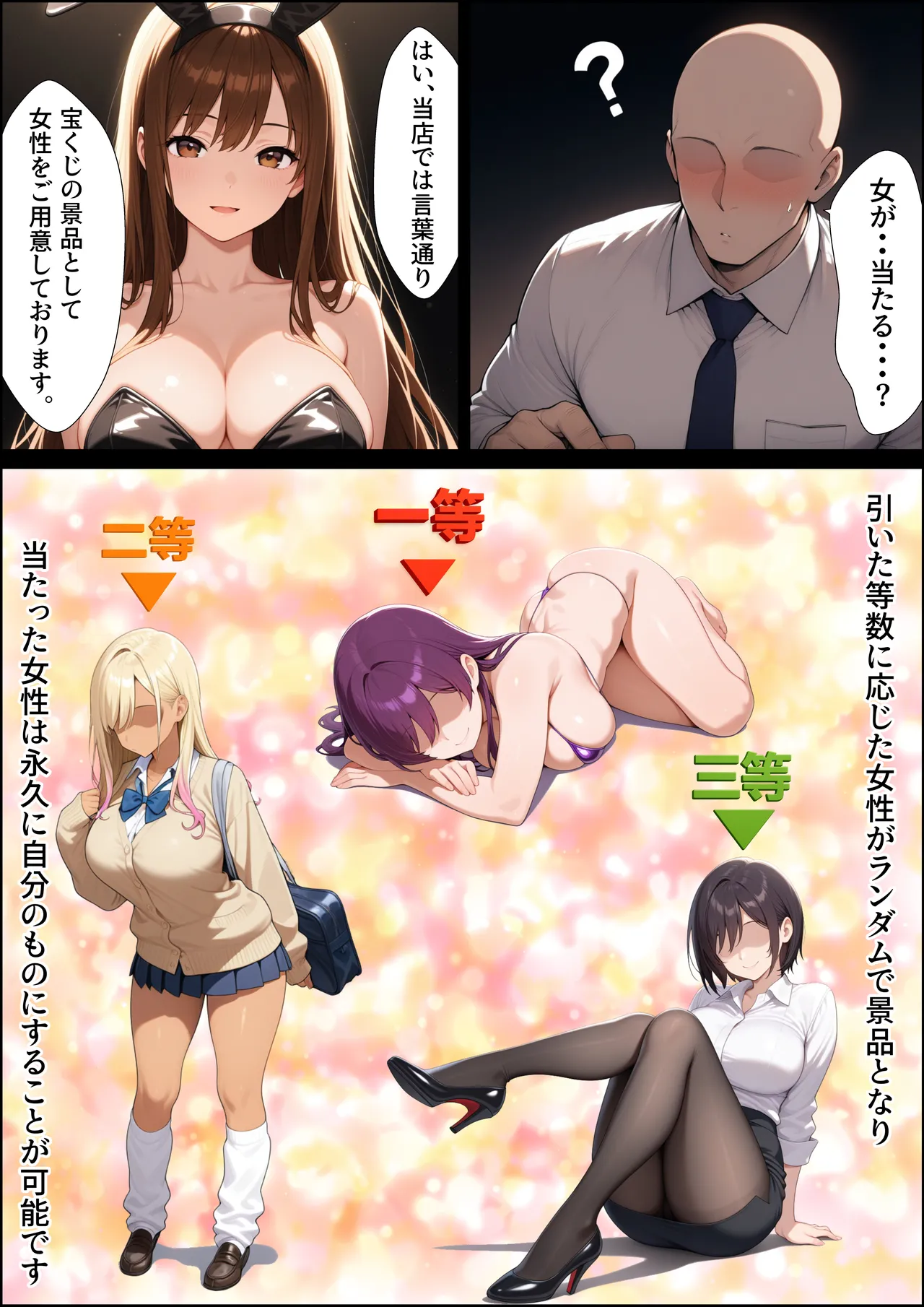 一獲千女〜女が当たる宝くじで一等を当てた男〜【美人ギャル親子編】 - page11