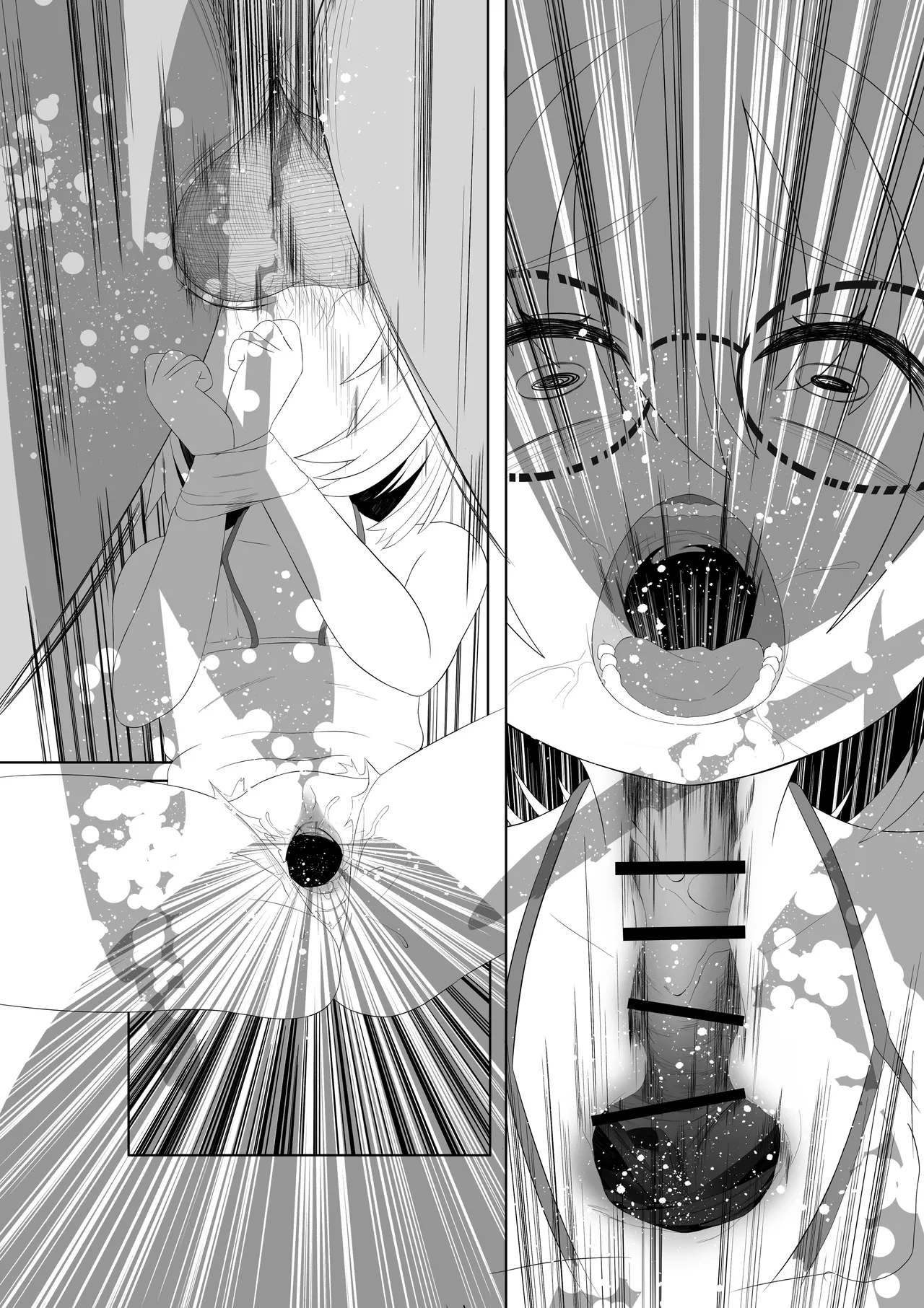 薄暗いトイレで起きたとある少女の可哀相な話 - page13