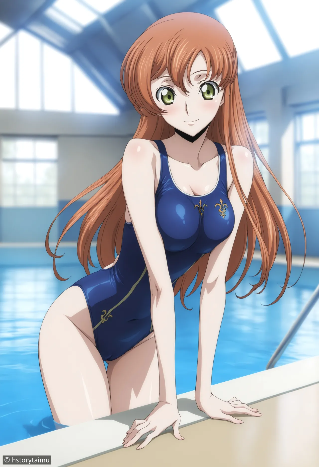 [AMB] Shirley Fenette after Swim Training [AI-generated]