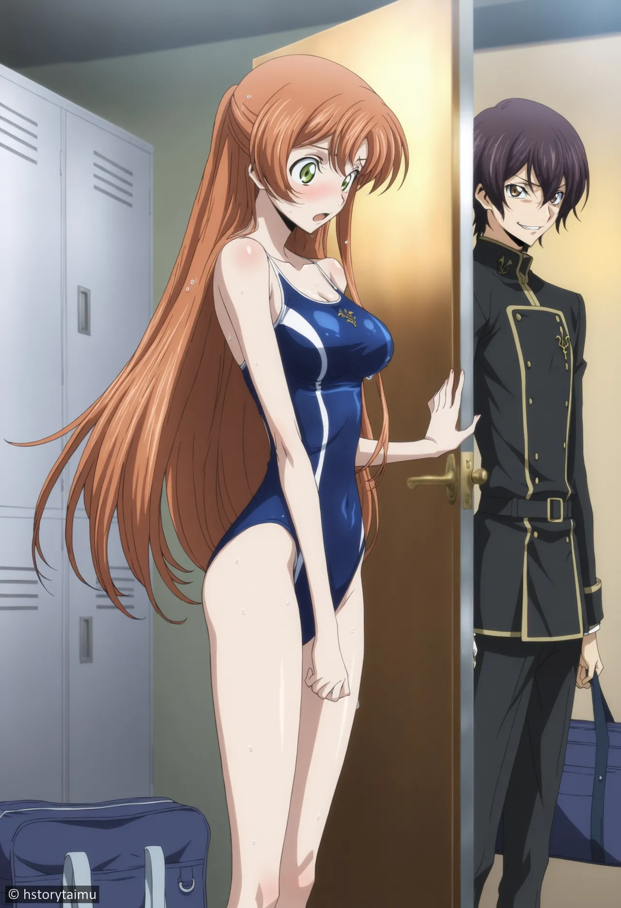 [AMB] Shirley Fenette after Swim Training [AI-generated] - page10