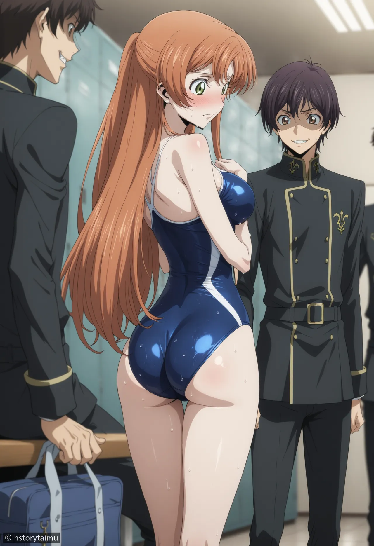 [AMB] Shirley Fenette after Swim Training [AI-generated] - page11