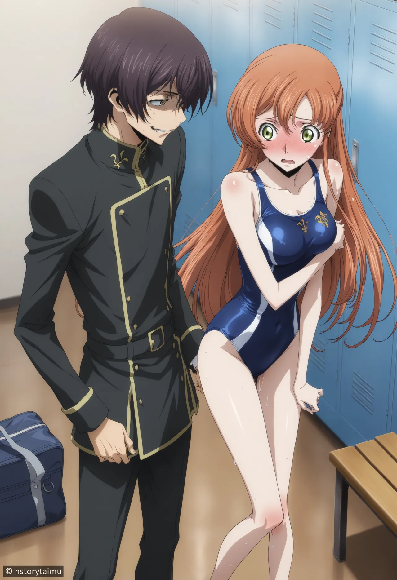 [AMB] Shirley Fenette after Swim Training [AI-generated] - page12