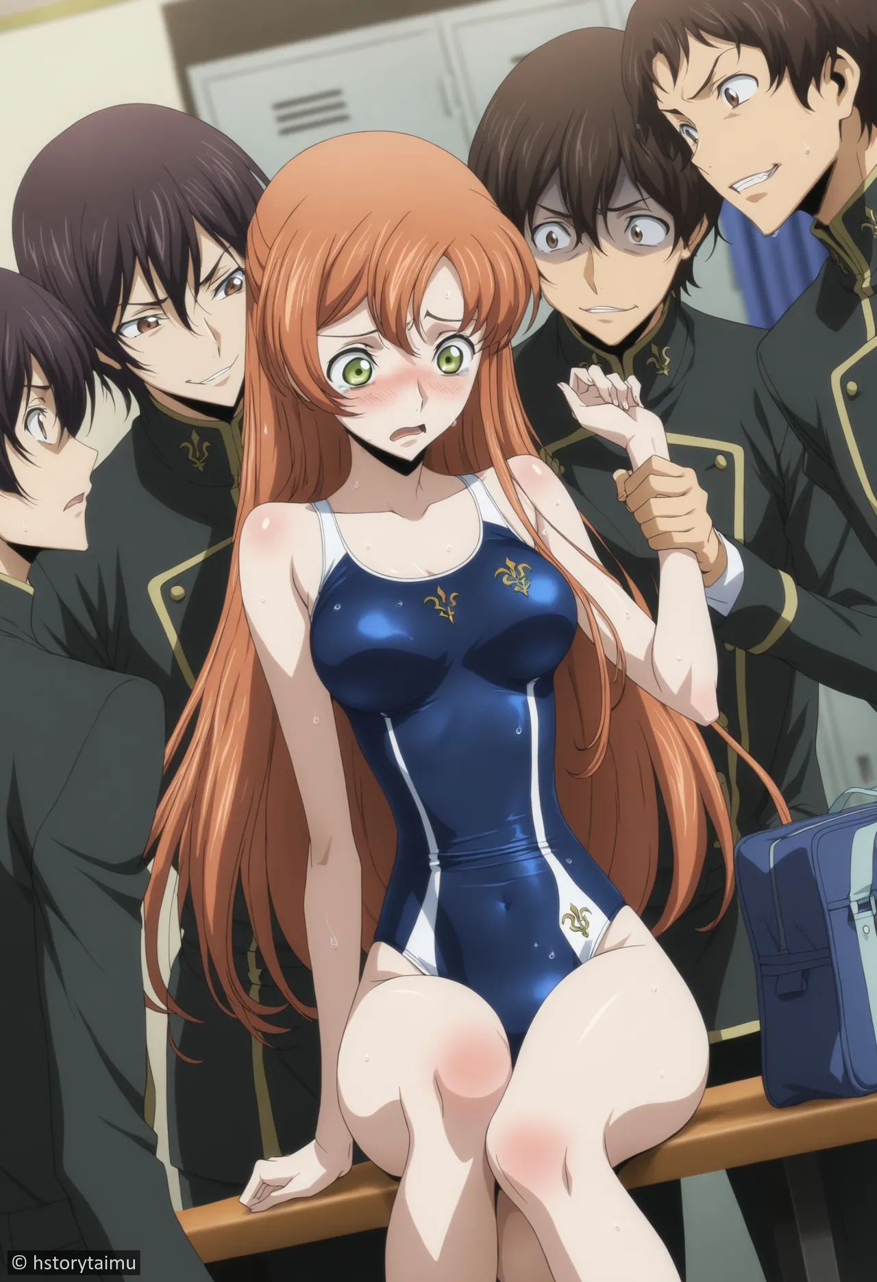 [AMB] Shirley Fenette after Swim Training [AI-generated] - page13