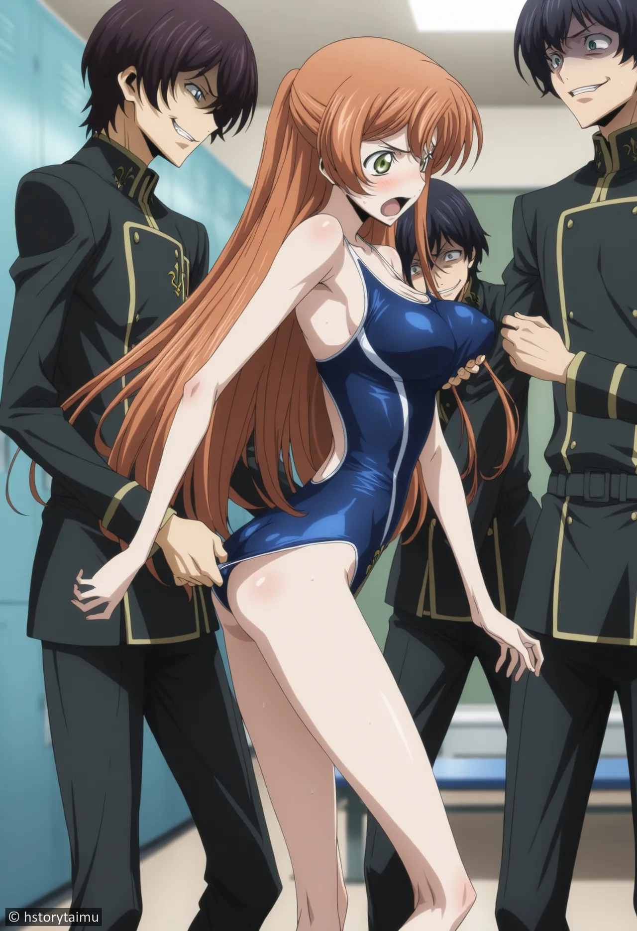 [AMB] Shirley Fenette after Swim Training [AI-generated] - page14