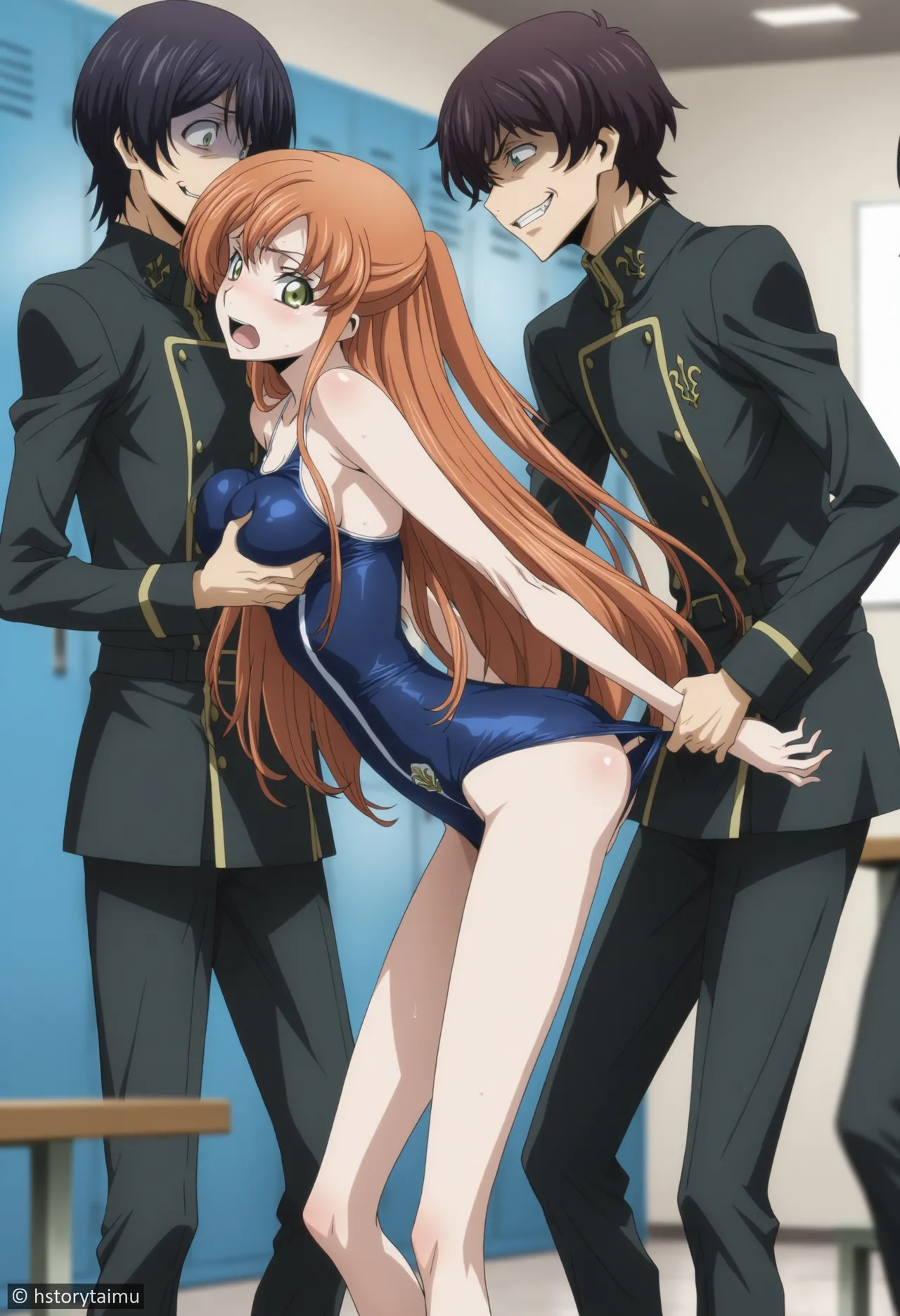 [AMB] Shirley Fenette after Swim Training [AI-generated] - page15