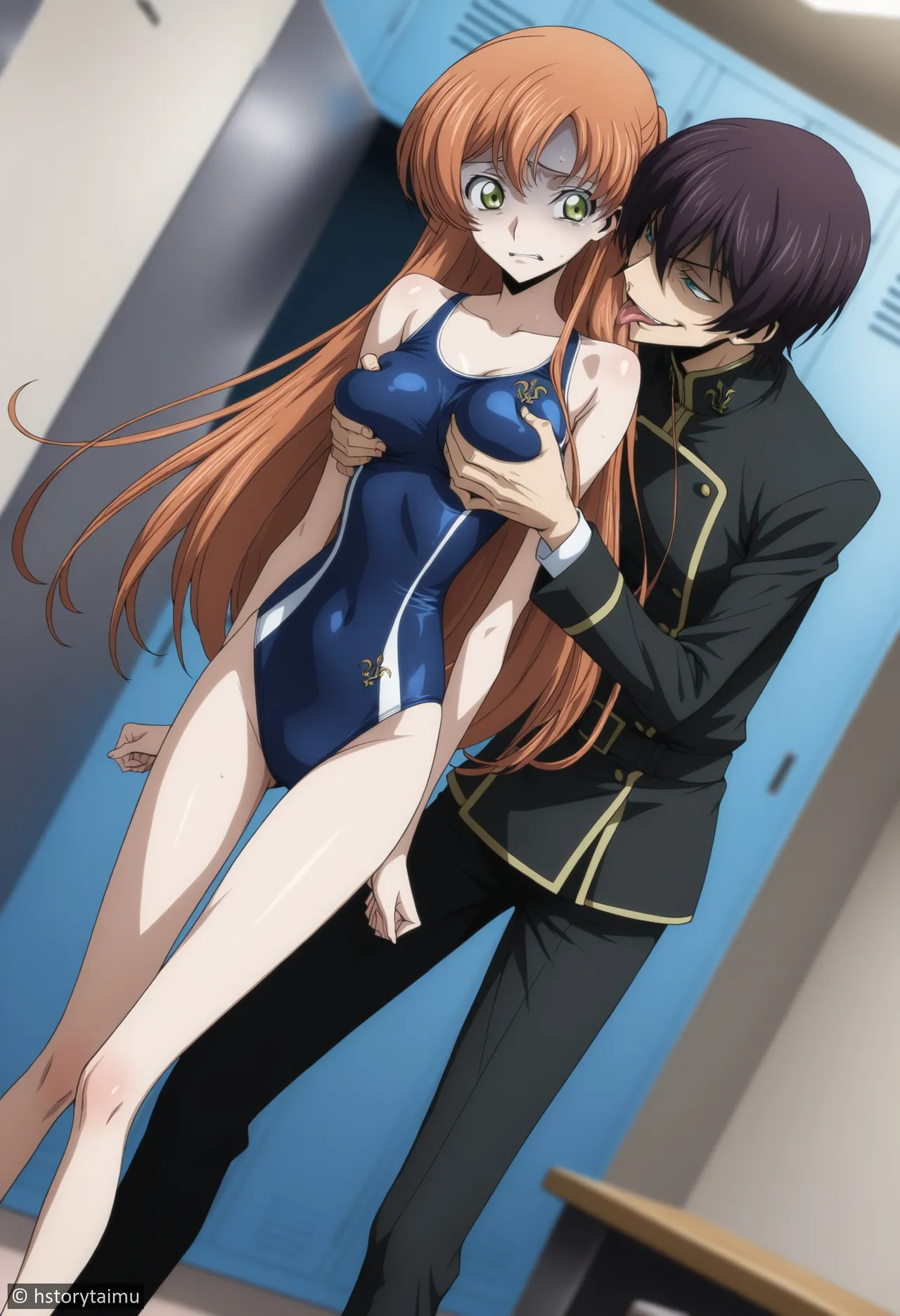 [AMB] Shirley Fenette after Swim Training [AI-generated] - page16