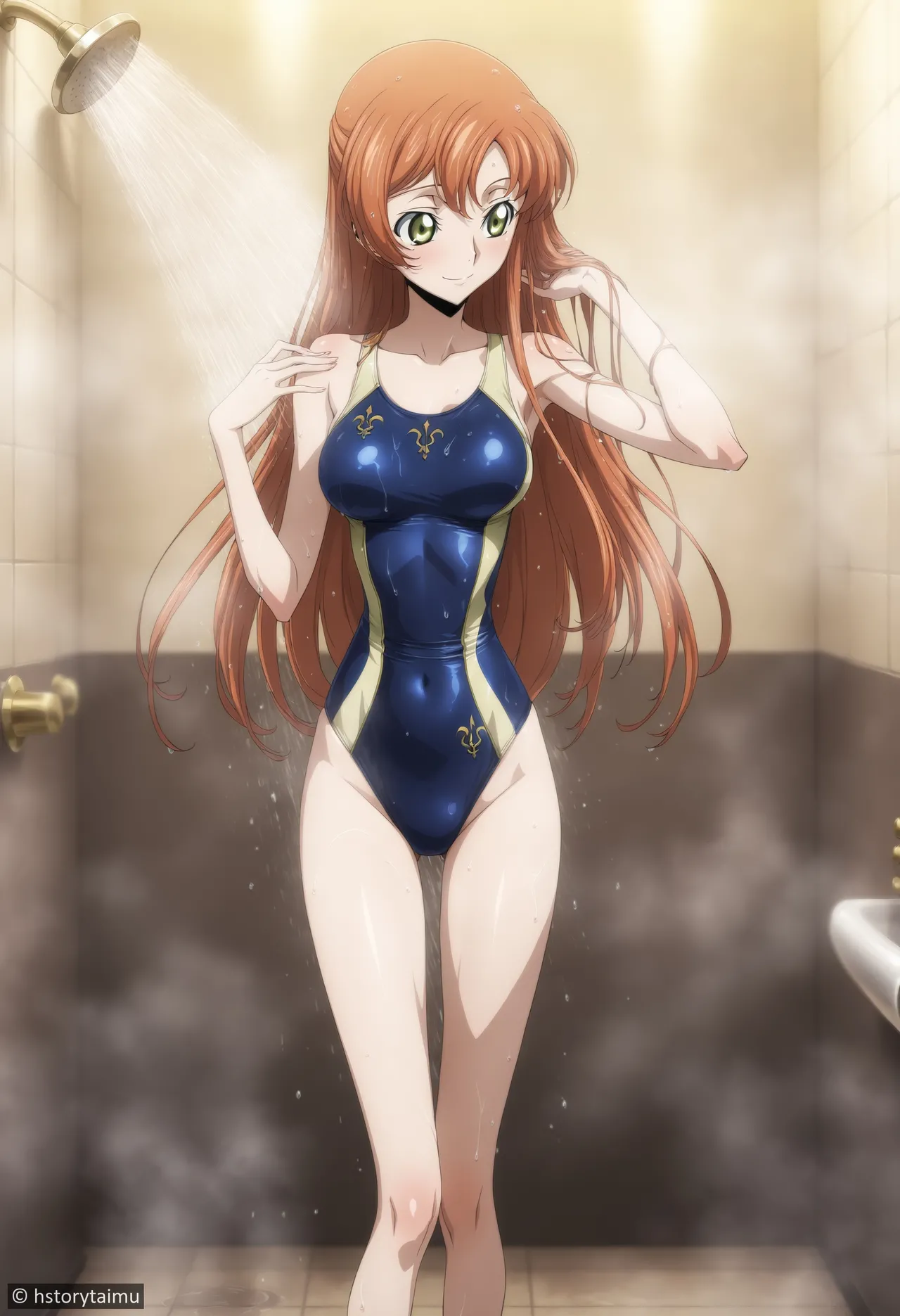 [AMB] Shirley Fenette after Swim Training [AI-generated] - page4