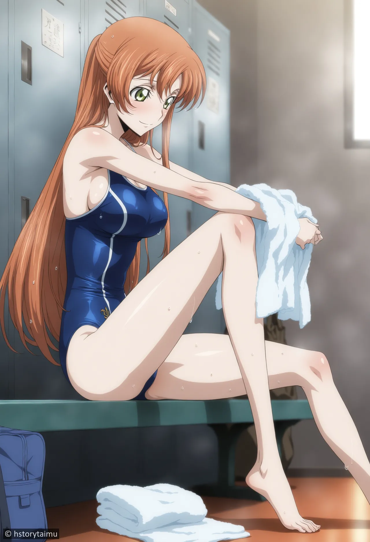 [AMB] Shirley Fenette after Swim Training [AI-generated] - page5