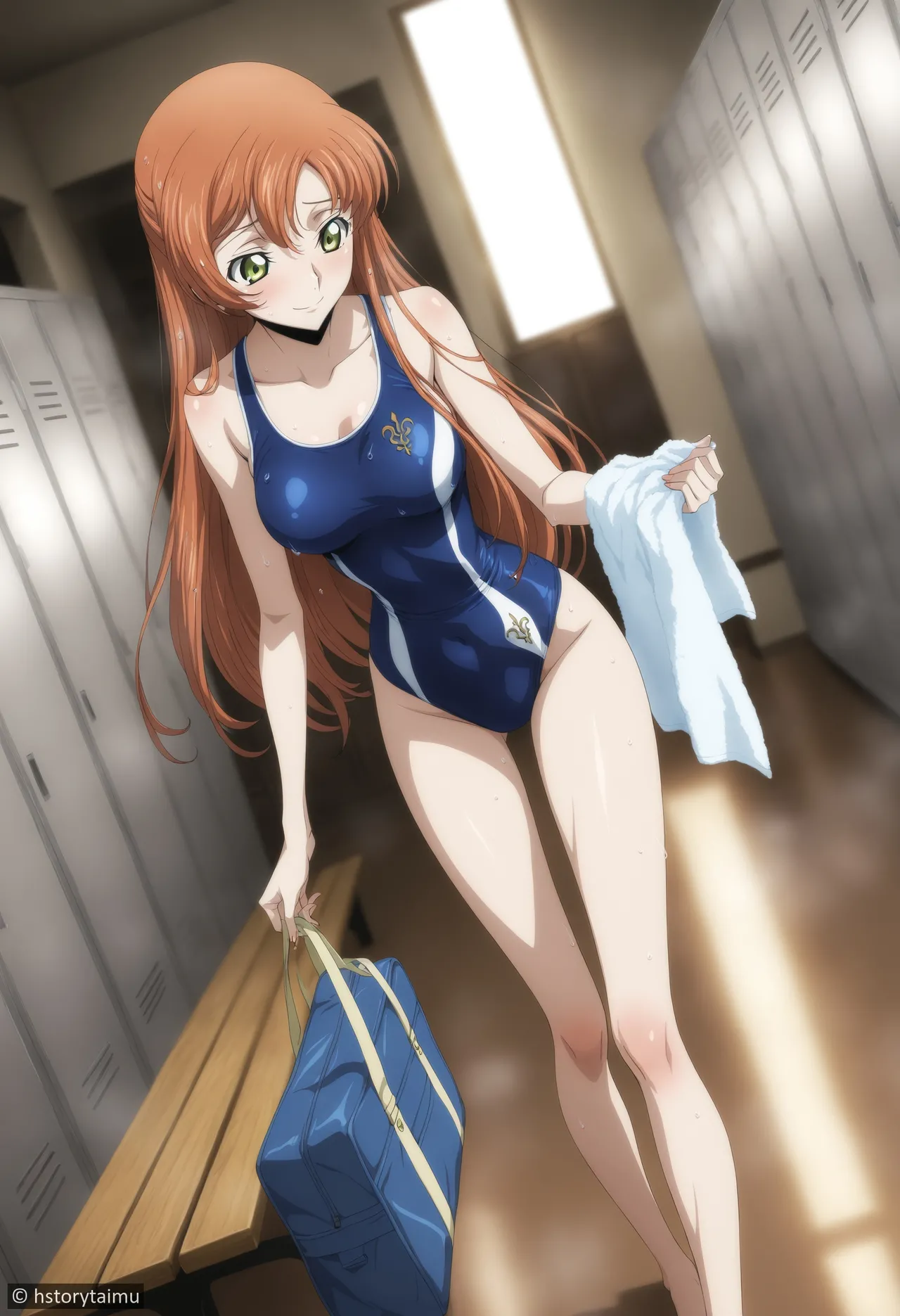 [AMB] Shirley Fenette after Swim Training [AI-generated] - page6