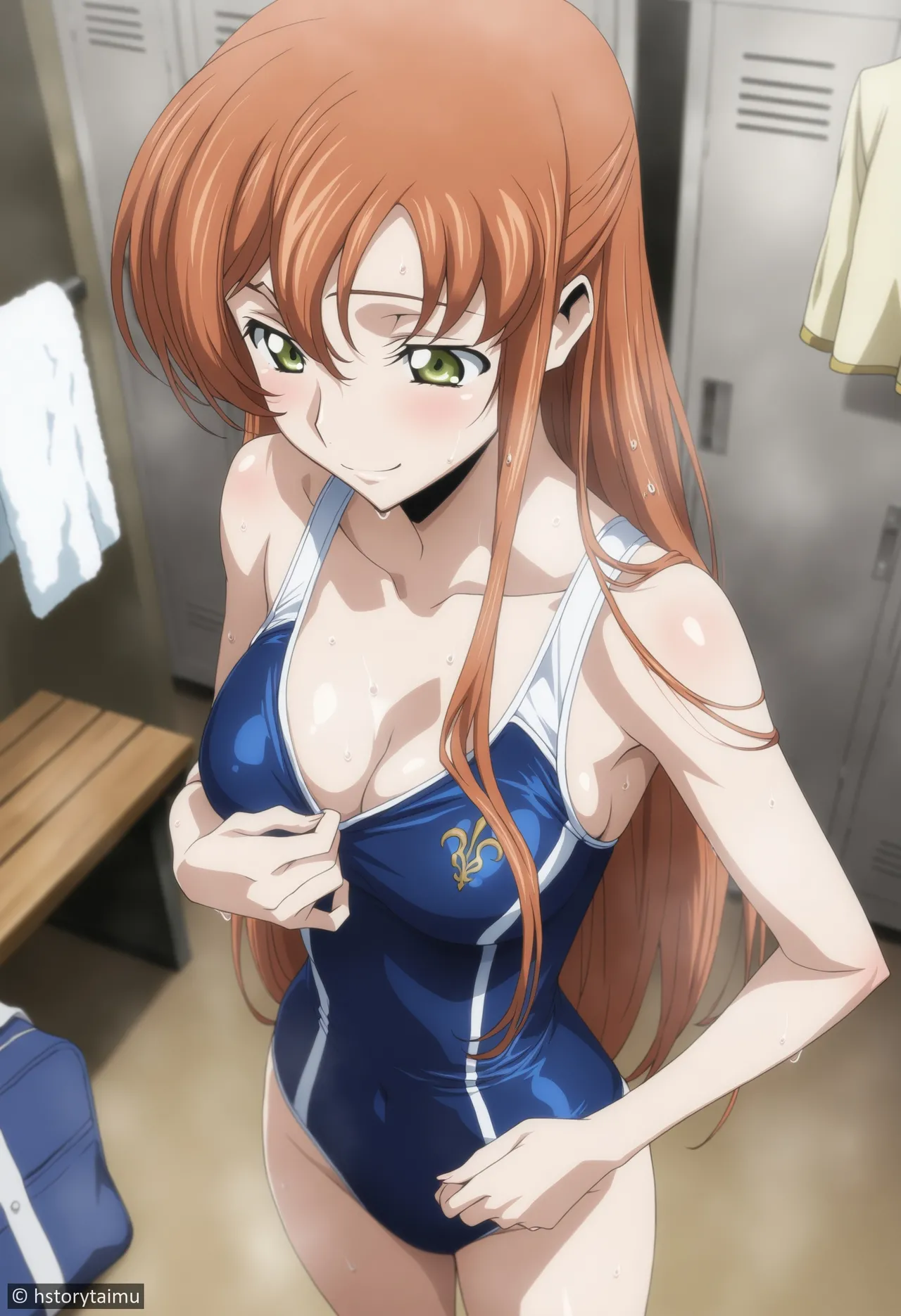 [AMB] Shirley Fenette after Swim Training [AI-generated] - page7