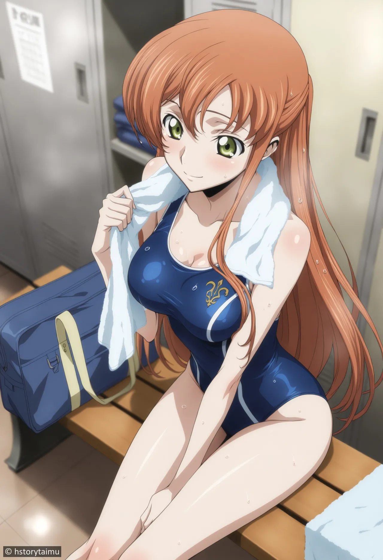 [AMB] Shirley Fenette after Swim Training [AI-generated] - page8