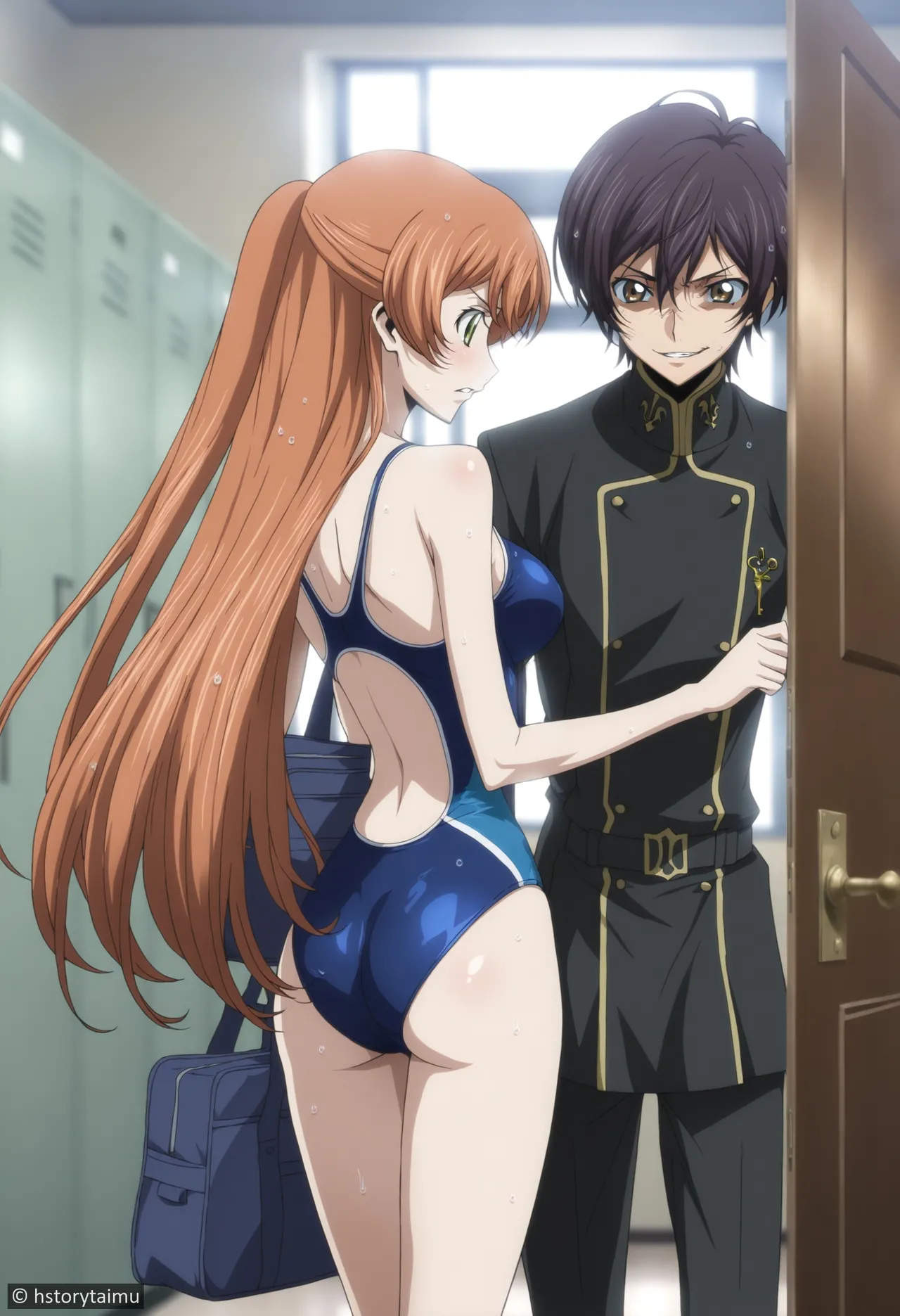 [AMB] Shirley Fenette after Swim Training [AI-generated] - page9