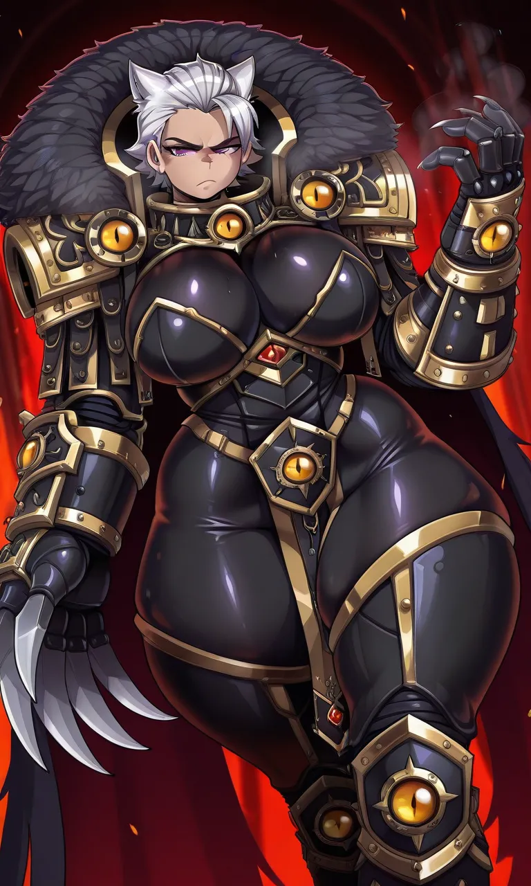 Warhammer 40k - Fem-Horus daidoujipv ai generated - page5