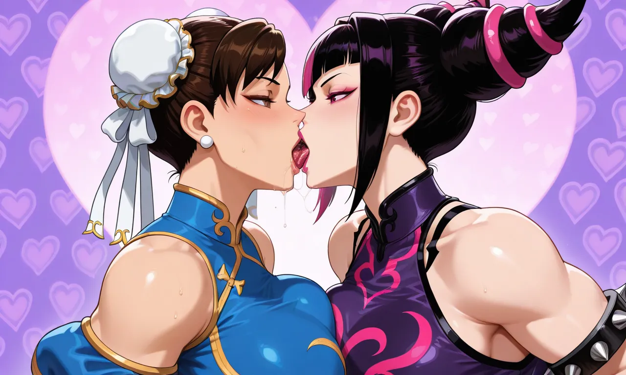 Street Fighter - Juri Han & Chun Li daidoujipv ai generated - page14