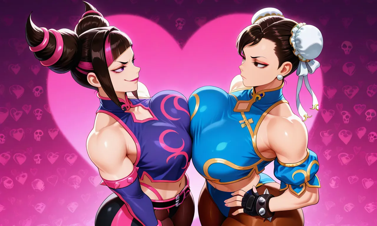 Street Fighter - Juri Han & Chun Li daidoujipv ai generated - page3