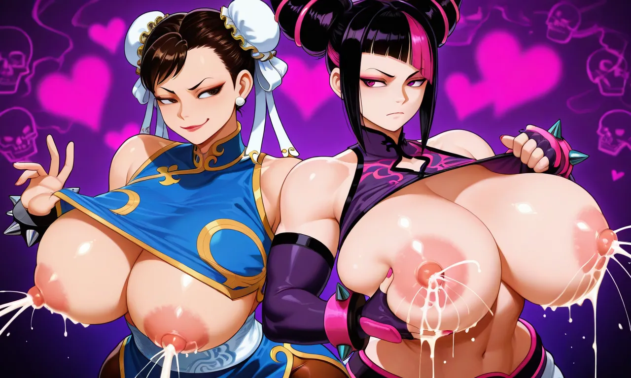 Street Fighter - Juri Han & Chun Li daidoujipv ai generated - page8