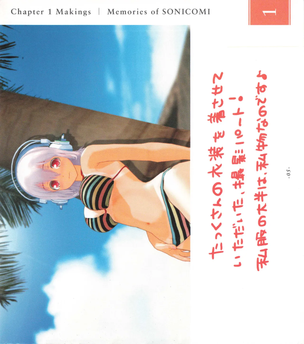 Sonicomi Limited Edition Super Sonico Private Book - page6