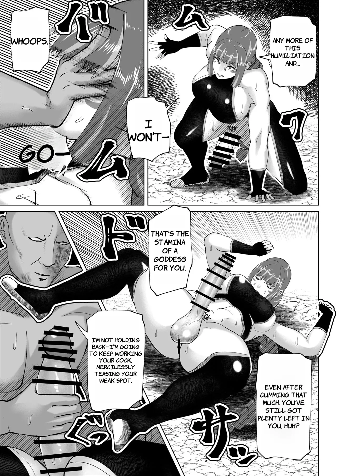 Jinrui o Mikudashiteru Sondai na Futanari Aku Megami ga Oji-san ni Zanpai suru Hanashi - ENGLISH AI TRANSLATED - page12