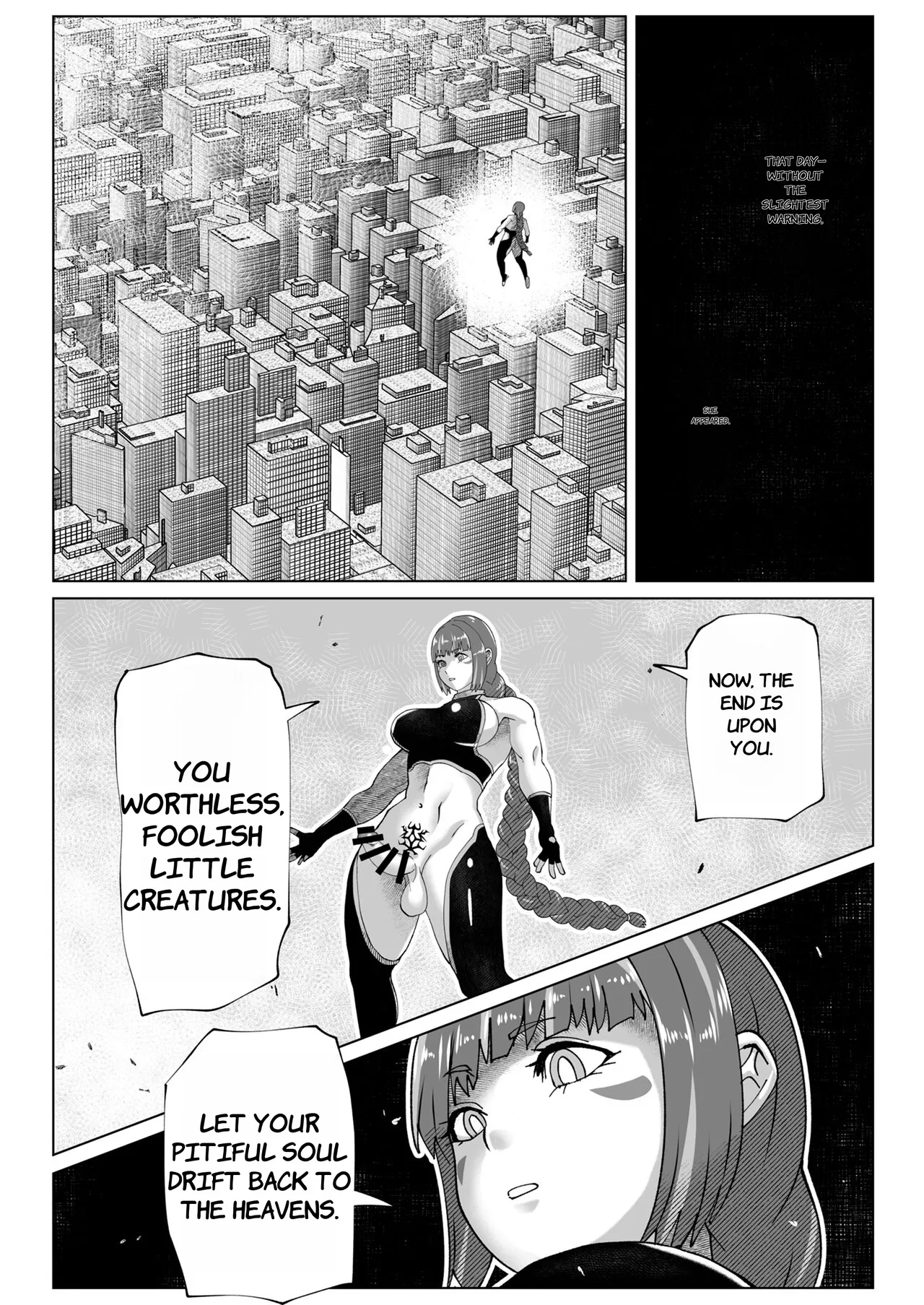 Jinrui o Mikudashiteru Sondai na Futanari Aku Megami ga Oji-san ni Zanpai suru Hanashi - ENGLISH AI TRANSLATED - page2