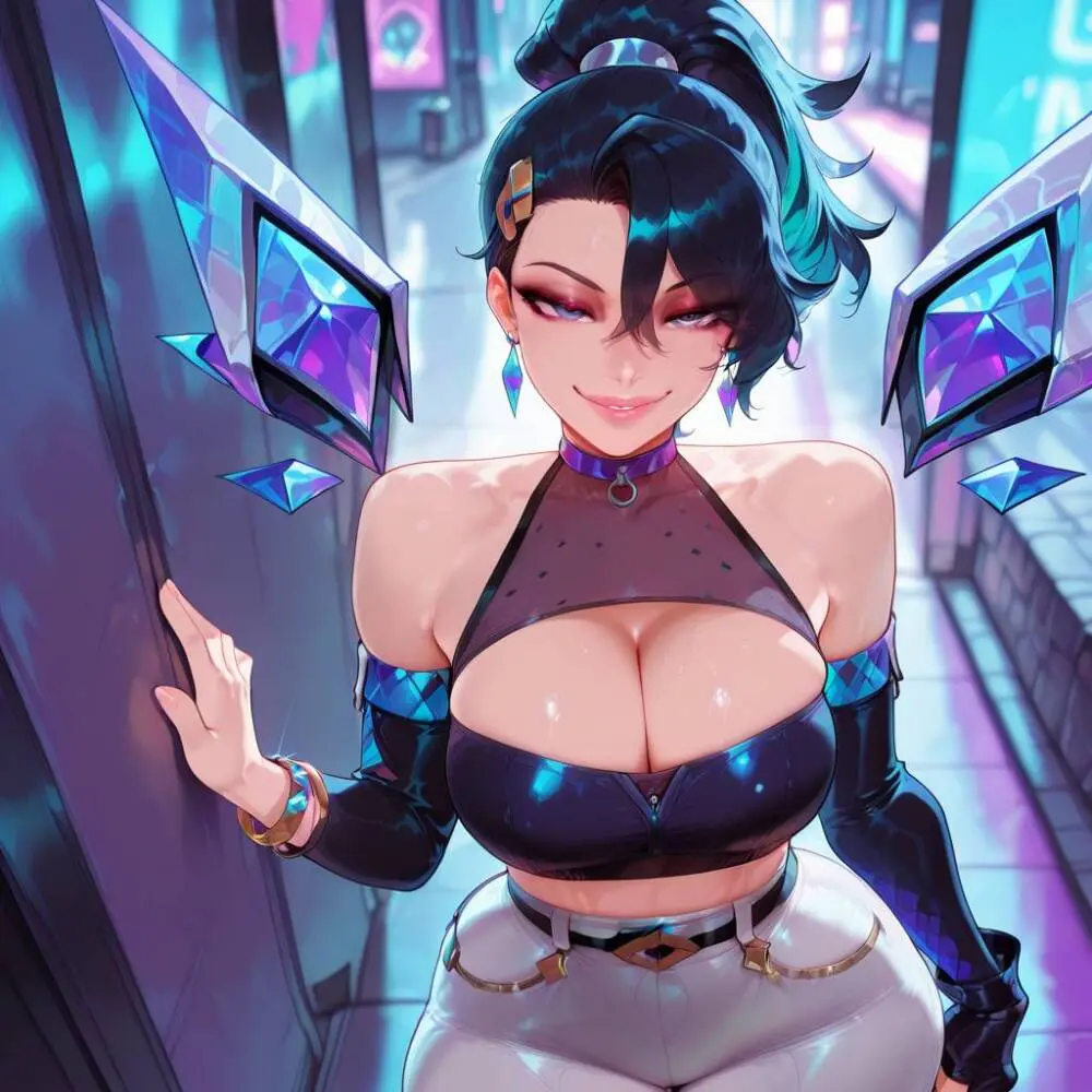 K/DA All Out Kai’sa septerna ai generated