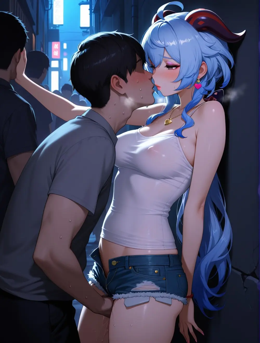 [Spyman001] ganyu STREETWALKER 立ちんぼ [AI Generated] - page24