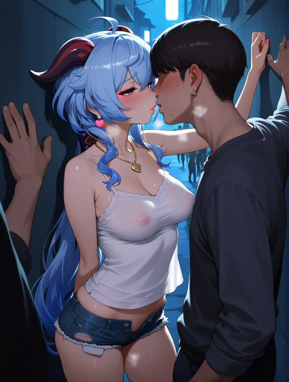 [Spyman001] ganyu STREETWALKER 立ちんぼ [AI Generated] - page27